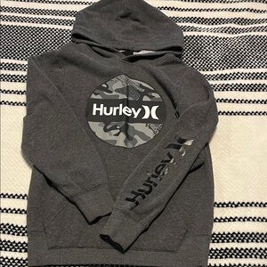Hurley Dark Gray Camo Logo Hoodie